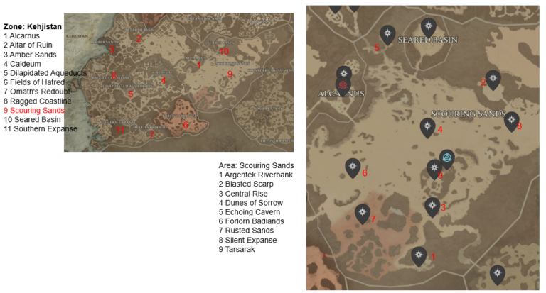 Diablo 4 Blasted Scarp Location