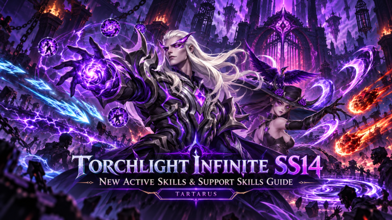 Torchlight Infinite Tartarus SS14 New Active Skills & Support Skills Guide